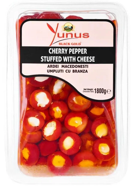 Перец Yunus чери с сыром, 1.8 кг - Фото 1 Перец Yunus чери с сыром, 1.8 кг - изображение 1