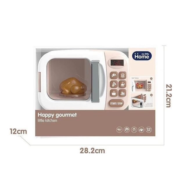 Микроволновая печь детская на батарейках свет, звук My Little Home 1005 ...