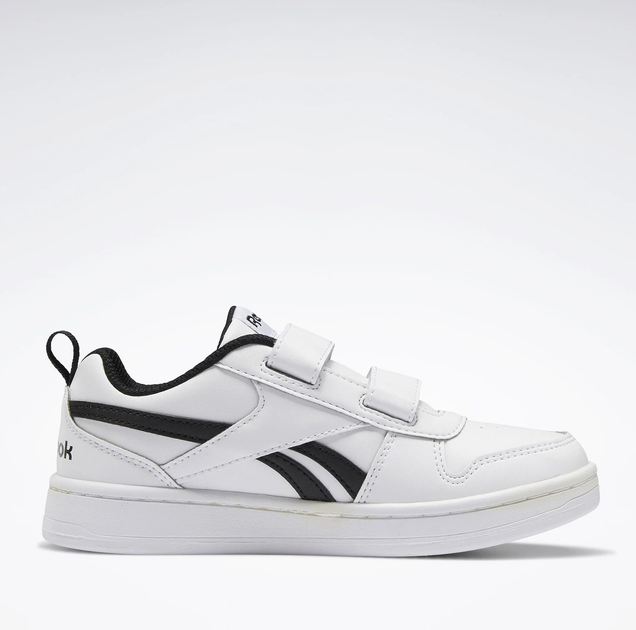 Sneakersy chłopięce na rzepy Reebok Royal Prime 2 100039111 31.5 Białe z czarnym (4064046210577) - obraz 4