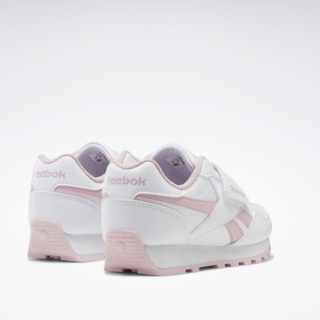 Buty sportowe dziecięce dla dziewczynki na rzepy Reebok Royal Rewind 100046407 28 Białe z bladoróżowym (4064053757645) - obraz 3