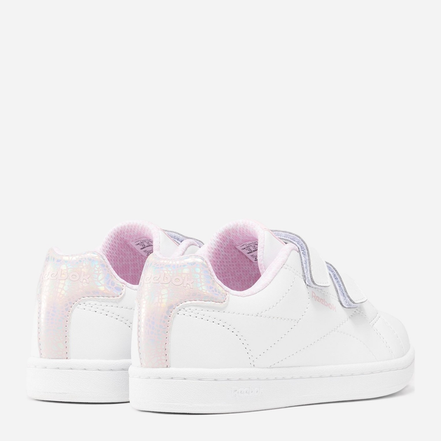 Sneakersy dziecięce dla dziewczynki na rzepy Reebok Royal Complete C 100075147 34 Białe (1200143259252) - obraz 3