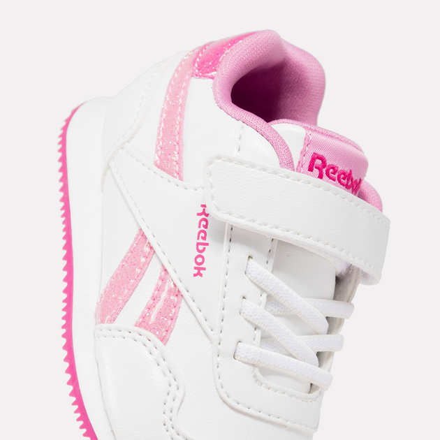 Дитячі кросівки для дівчинки Reebok Royal Cl Jog 100075162 25 Білі з рожевим (1200143260906) - зображення 7