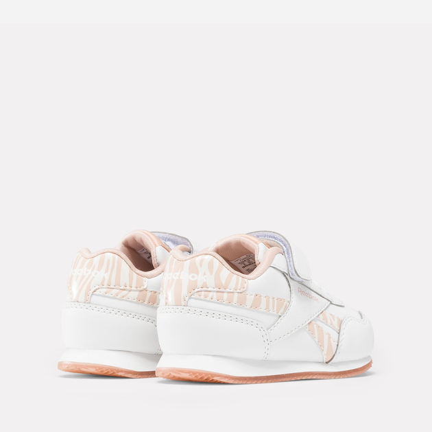 Дитячі кросівки для дівчинки Reebok Royal Cl Jog 100075163 22 Білі з бежевим (1200143260982) - зображення 3