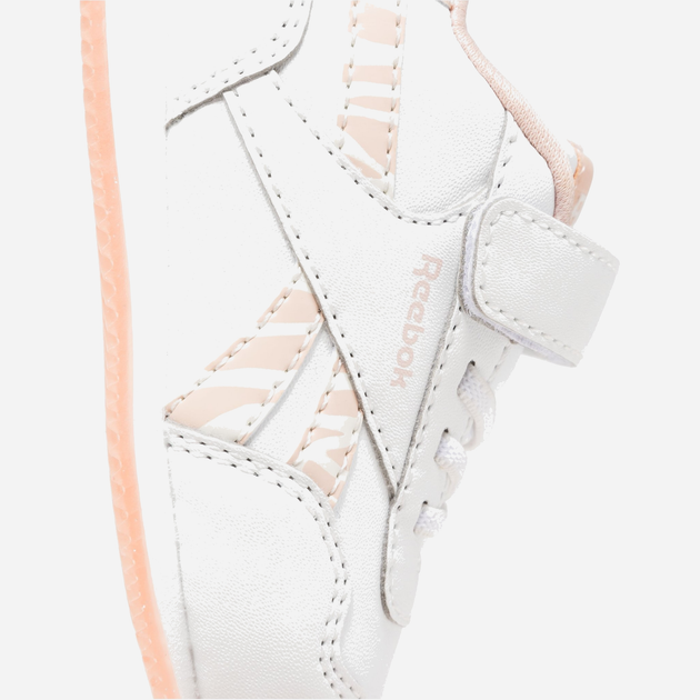 Дитячі кросівки для дівчинки Reebok Royal Cl Jog 100075163 22.5 Білі з бежевим (1200143260999) - зображення 6