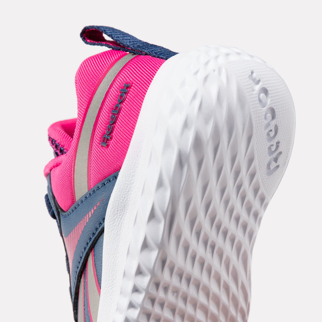 Buty sportowe dziecięce dla dziewczynki na rzepy Reebok Rush Runner 5 100075215 22.5 Granatowe (1200143267479) - obraz 6
