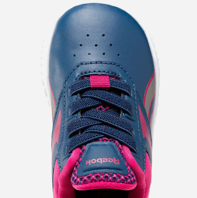 Buty sportowe dziecięce dla dziewczynki na rzepy Reebok Rush Runner 5 100075215 22.5 Granatowe (1200143267479) - obraz 7