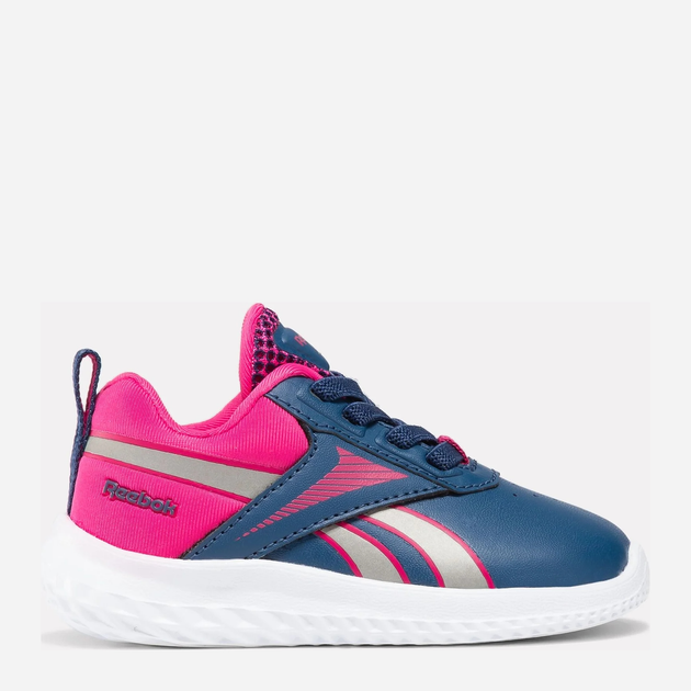 Buty sportowe dziecięce dla dziewczynki na rzepy Reebok Rush Runner 5 100075215 24.5 Granatowe (1200143267509) - obraz 1