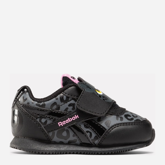 Buty sportowe dziecięce dla dziewczynki na rzepy Reebok Royal Cl Jog 100075218 26.5 Czarne (1200143268001) - obraz 1