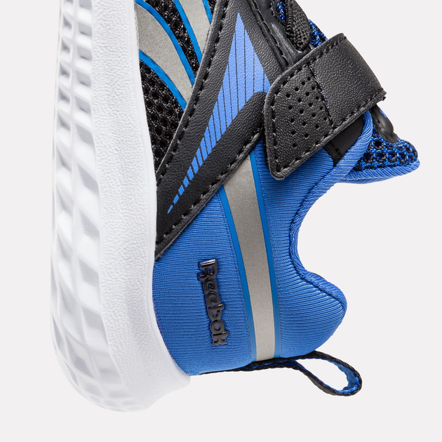 Дитячі кросівки для хлопчика Reebok Rush Runner 5 100075227 23.5 Чорні з синім (1200143269282) - зображення 7