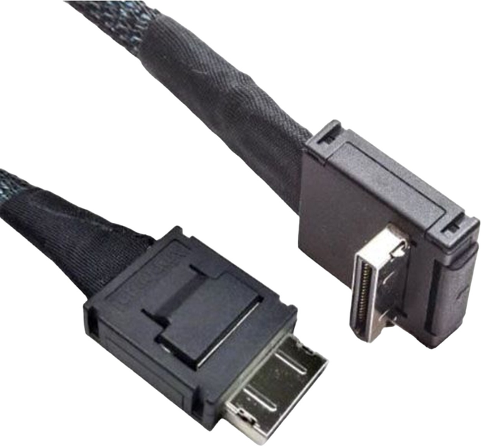 Kabel Intel SFF pod kątem prostym 47 cm Black (AXXCBL470CVCR) - obraz 1