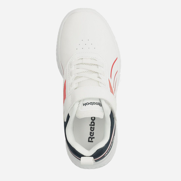 Buty sportowe chłopięce na rzepy Reebok Rush Runner 5 100205004 30.5 Białe z czerwonym i czarnym (1200143614921) - obraz 4
