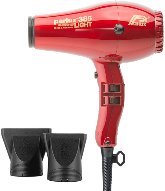 Suszarka do włosów Parlux 385 Power Light Ionic & Ceramic Red (8021233124020) - obraz 1