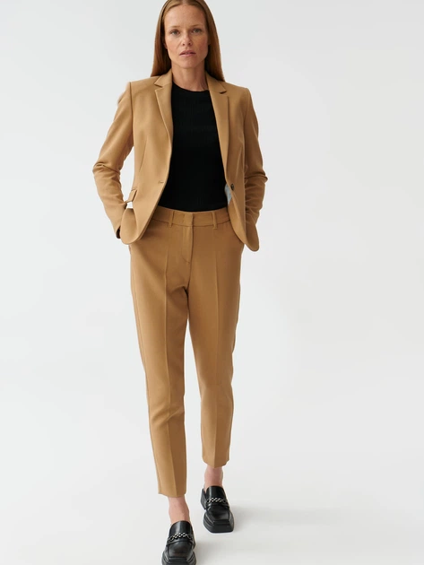 Штани жіночі Tatuum Amefi T2319.144 34 Бежеві (5900142279379) - зображення 3