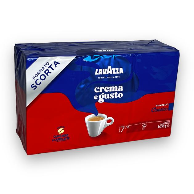 Кофе молотый Lavazza crema e gusto classico 40% arabica / 60% robusta, 250 г - Фото 4 Кофе молотый Lavazza crema e gusto classico 40% arabica / 60% robusta, 250 г - изображение 4