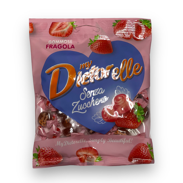 Желейные конфеты без сахара DIETOR ELLE клубничные для диабетиков ...