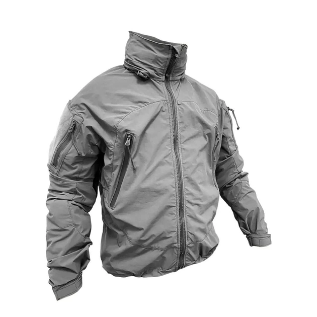Тактична куртка GRAD PCU level 5 neoflex сіра L-Long - изображение 1