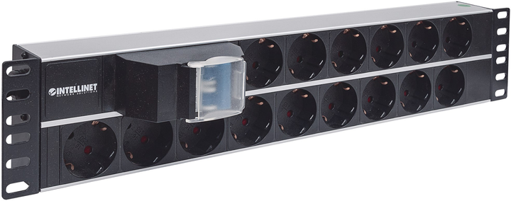 Listwa zasilająca Intellinet 19" 2U Rackmount PDU 15 gniazd 3 m Czarny (766623714051) - obraz 3