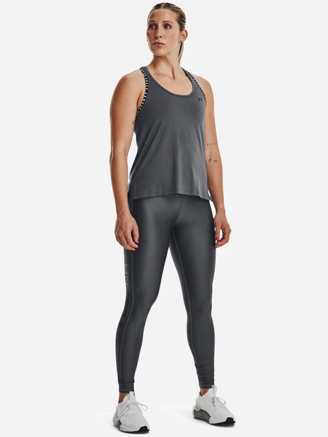 Спортивные леггинсы для фитнеса женские Under Armour Armour Branded Legging gry 1376327-012 S (196040931111) - изображение 3