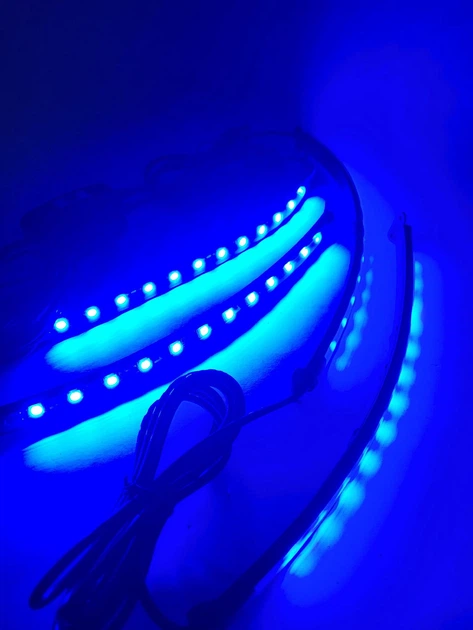 Универсальная светодиодная RGB led подсветка салона автомобиля (управление с телефона) - изображение 7
