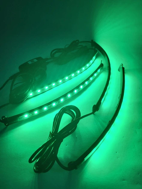 Универсальная светодиодная RGB led подсветка салона автомобиля (управление с телефона) - изображение 8