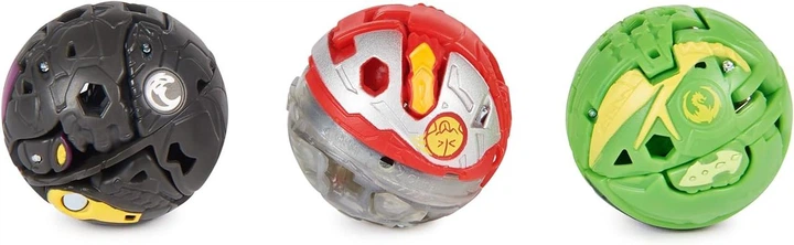 Бакуган стартовый набор из 3 шт Bakugan Starter 3-Pack Special Attack Dragonoid Nillious Hammerhead 6066991 - изображение 6