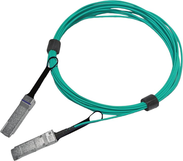 Оптичний патчкорд Mellanox QSFP56 10 м Blue (980-9I45G-00H010) - зображення 1