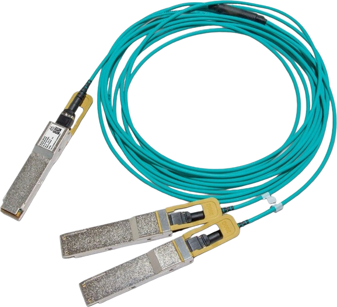 Оптичний патчкорд Mellanox QSFP56 10 м Blue (980-9I95A-00H010) - зображення 1