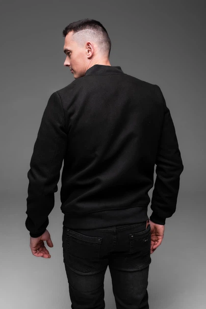 Бомбер кашеміровий R.A. Black Cashmere XL чорний 1927-XL - Фото 7 Бомбер кашеміровий R.A. Black Cashmere XL чорний 1927-XL - зображення 7