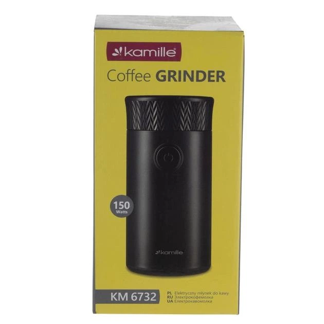 Кофемолка электрическая Kamille KM-6732 150 Вт - Фото 9 Кофемолка электрическая Kamille KM-6732 150 Вт - изображение 9
