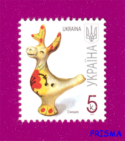 Марка 2007 року 7-й стандарт Свищик (5 коп.) - Фото 1 Марка 2007 року 7-й стандарт Свищик (5 коп.) - изображение 1