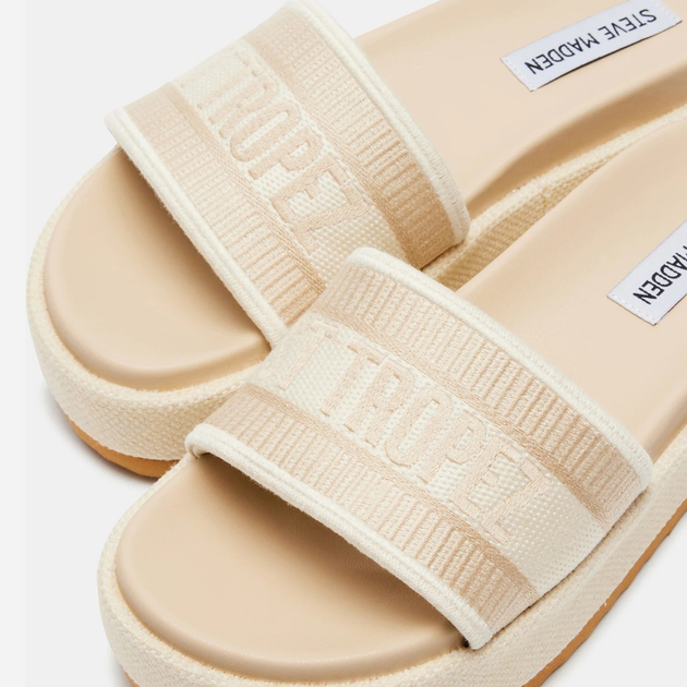 Жіночі шльопанці Steve Madden Knoxley SM11003015 37 Слонова кістка (8720857360820) - зображення 5