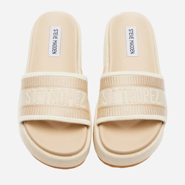 Жіночі шльопанці Steve Madden Knoxley SM11003015 40 Слонова кістка (8720857360806) - зображення 4