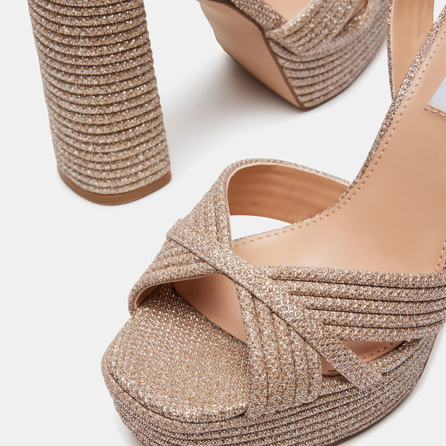 Sandały damskie Steve Madden Laurel SM11002977 40 Złociste (8720857337921) - obraz 6