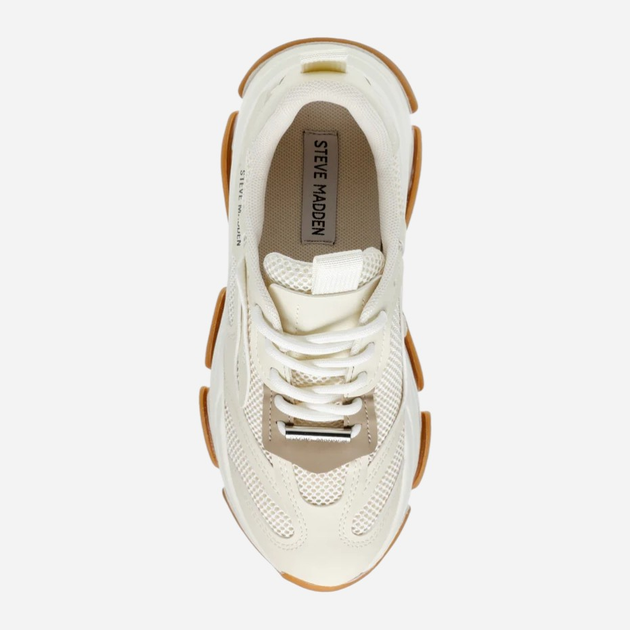 Sneakersy damskie Steve Madden Possession-E SM19000033 38 Biały/Beżowy (8720857126587) - obraz 6