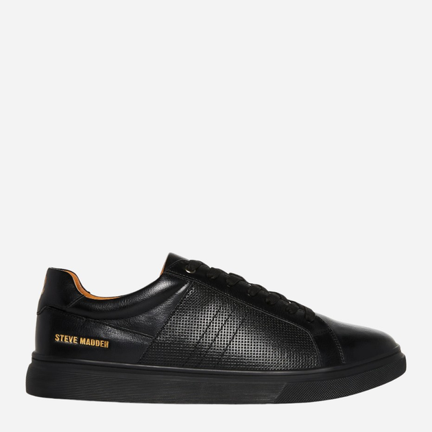 Tenisówki męskie z eko skóry Steve Madden Starskie SM12000689 44 Czarne (8720857439045) - obraz 1