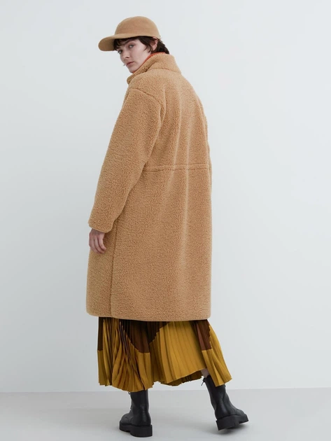 Пальто осеннее длинное женское Uniqlo 393608141 XS Коричневое (1159798816) - Фото 2 Пальто осеннее длинное женское Uniqlo 393608141 XS Коричневое (1159798816) - изображение 2