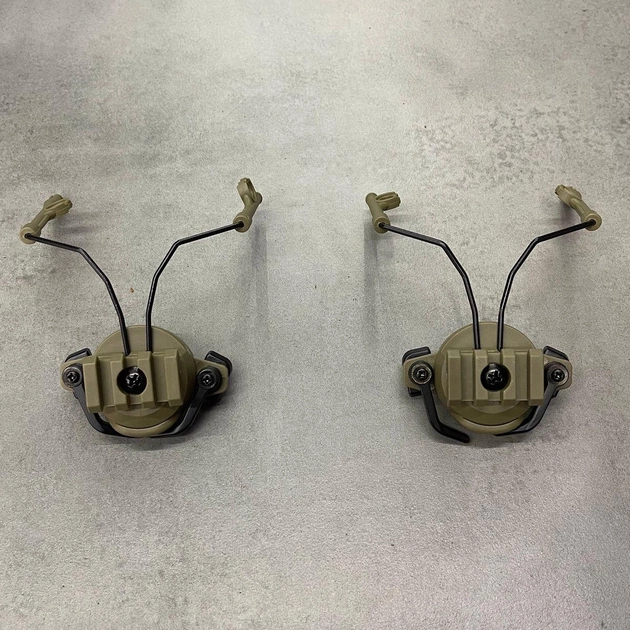 Адаптери EARMOR M-11-1 на шолом для навушників, Койот. (242458) - зображення 1