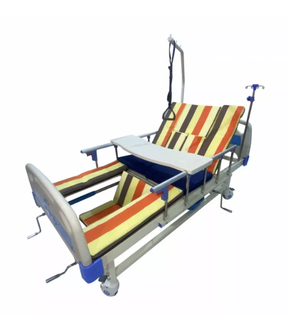 Механическая медицинская функциональная кровать с туалетом MED1-H05 (стандартная) - изображение 1