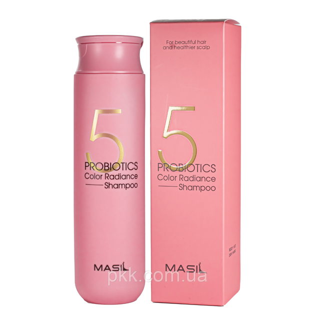 Шампунь для волос с пробиотиками для защиты цвета Masil 5 Probiotics Color Radiance Shampoo 300 мл - изображение 2