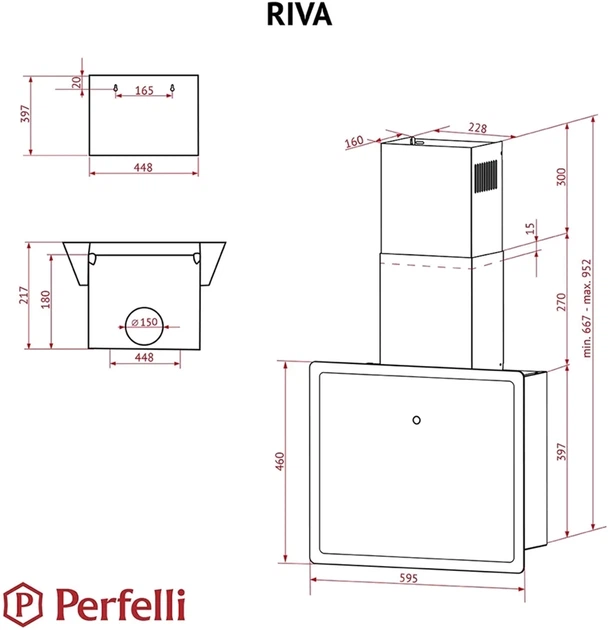 Вытяжка Perfelli RIVA NERO - изображение 15