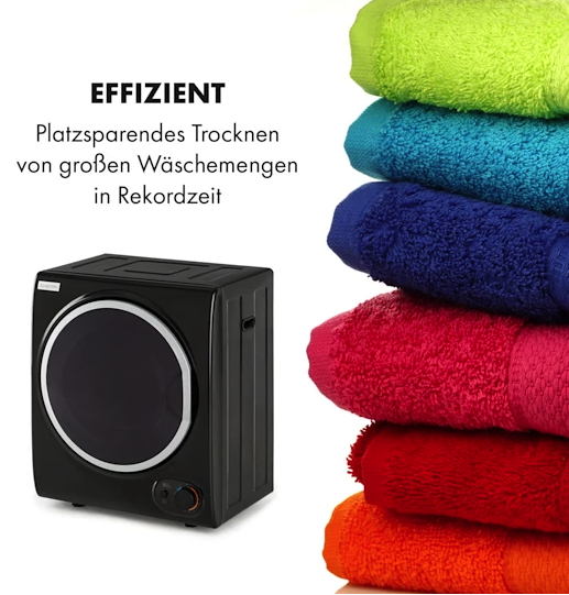 Сушилка для белья Klarstein Jet Set 2500, 850 Вт, 2,5кг, 50 см - изображение 5
