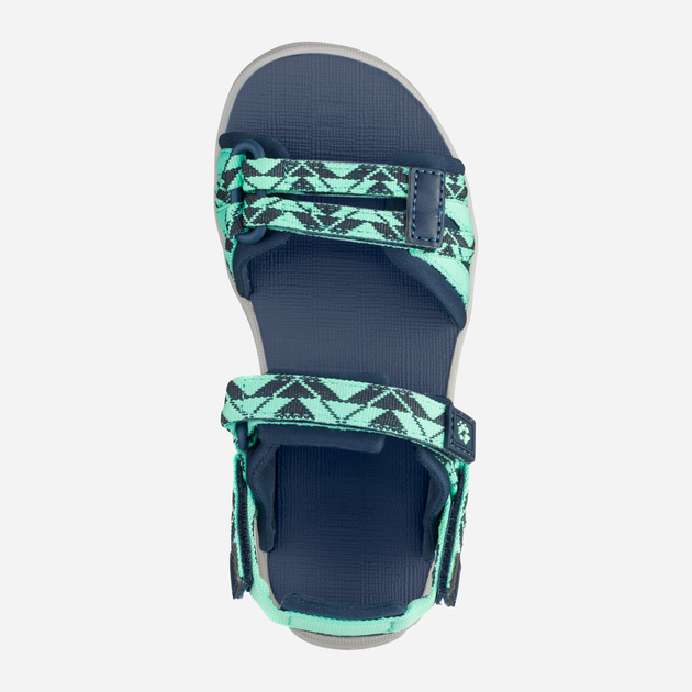 Дитячі спортивні сандалі для дівчинки Jack Wolfskin 2 In 1 Sandal K 4046421-1226 27 Синій/Зелений (4064993187953) - зображення 5