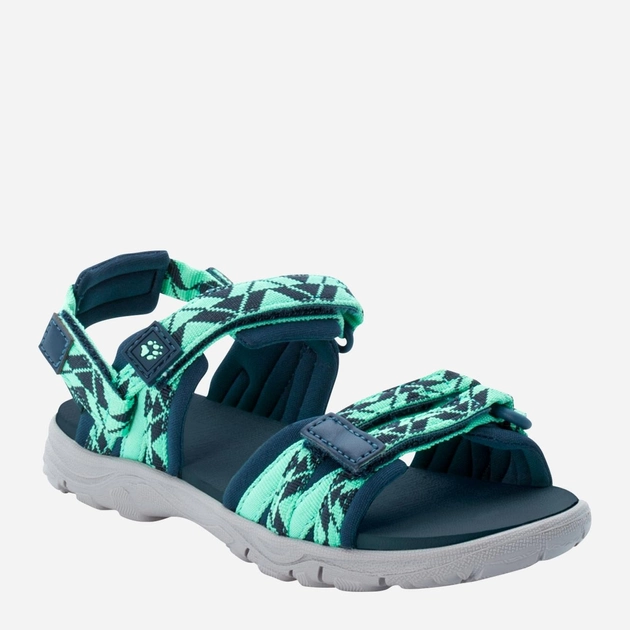 Підліткові спортивні сандалі для дівчинки Jack Wolfskin 2 In 1 Sandal K 4046421-1226 37 Синій/Зелений (4064993188059) - зображення 2