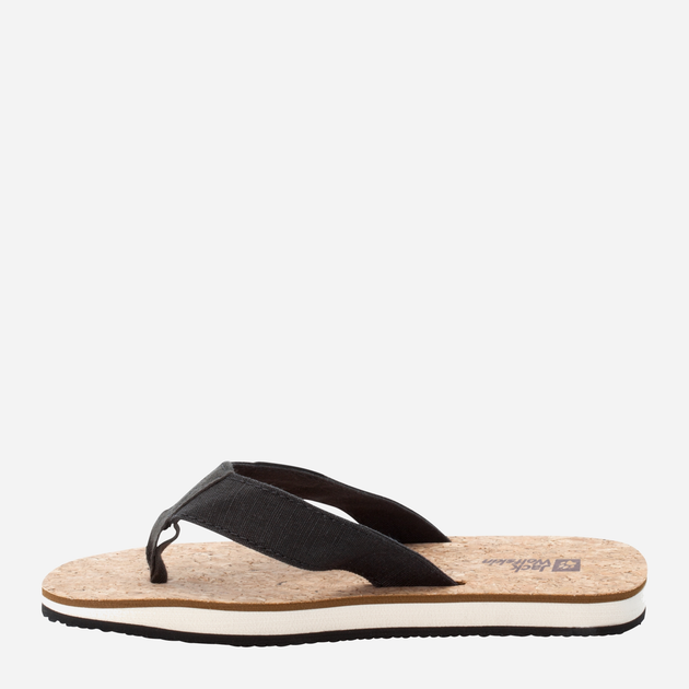 Klapki japonki damskie Jack Wolfskin Ecostride 2 Slipper W 4051931-6385 39.5 Czarne (4064993197570) - obraz 3