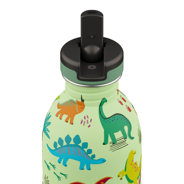 Butelka ​24Bottles Kids Collection Urban Bottle 250 ml Jurassic Frie (8059388260461) - obraz 3