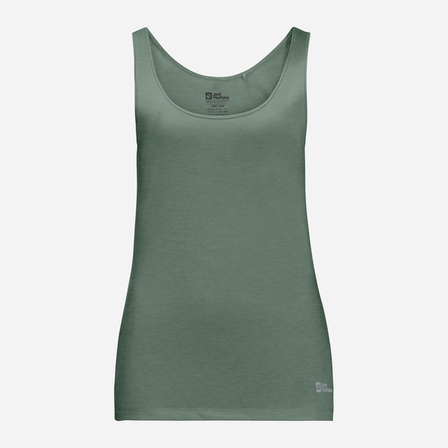 Майка жіноча Jack Wolfskin Pack & Go Tank W 1807283-4151 XS Зелена (4064993699470) - зображення 3