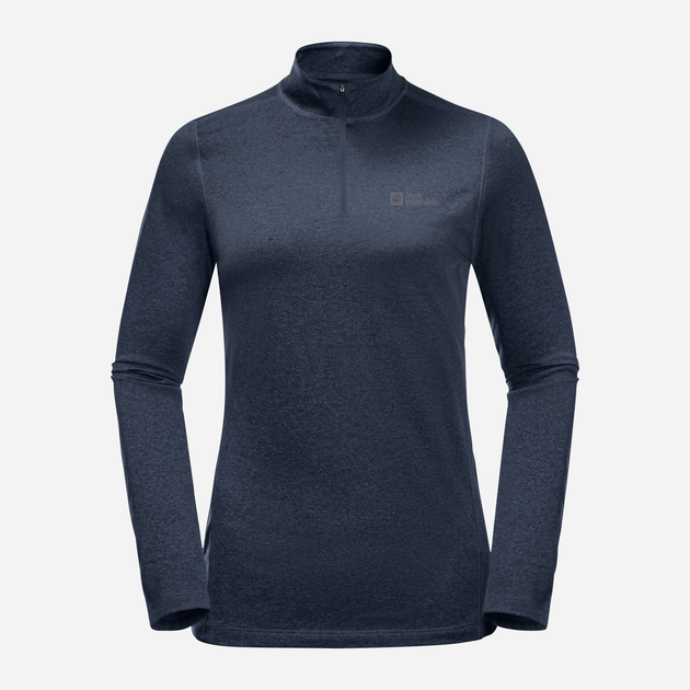 Спортивна жіноча кофта Jack Wolfskin Sky Thermal Hz W 1808951-1010 S Темно-синя (4064993858600) - зображення 4