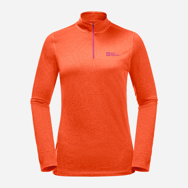 Спортивна жіноча кофта Jack Wolfskin Sky Thermal Hz W 1808951-3412 L Помаранчева (4064993858747) - зображення 4