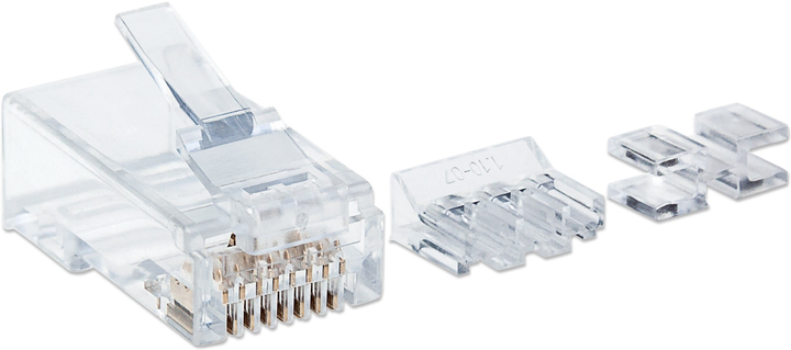 Конектор Intellinet RJ-45 Cat.6a 8P8C 80 шт. (766623790666) - зображення 2