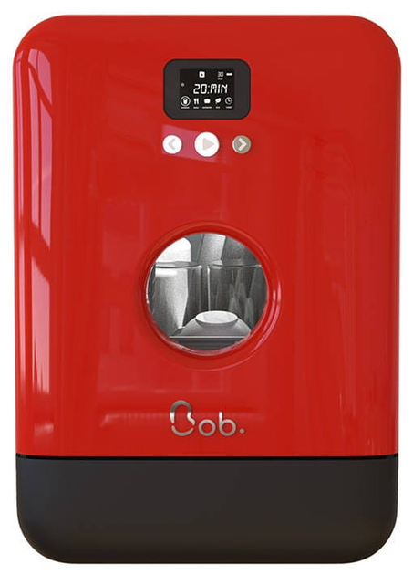 Компактна настільна міні-посудомийна машина Daan Tech Bob Чорно-червона - зображення 1